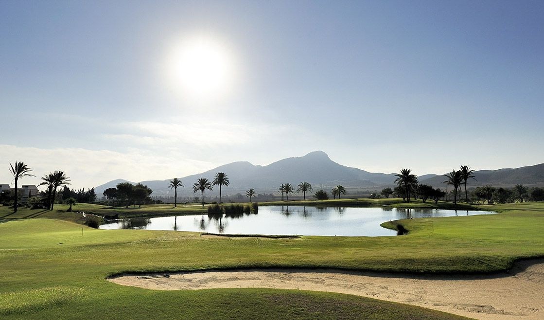 Vista de otro hoyo de La Manga Club – Sur