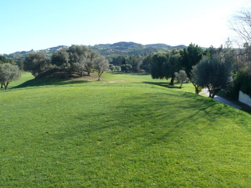 Vista de otro hoyo de Mijas Golf – Los Olivos
