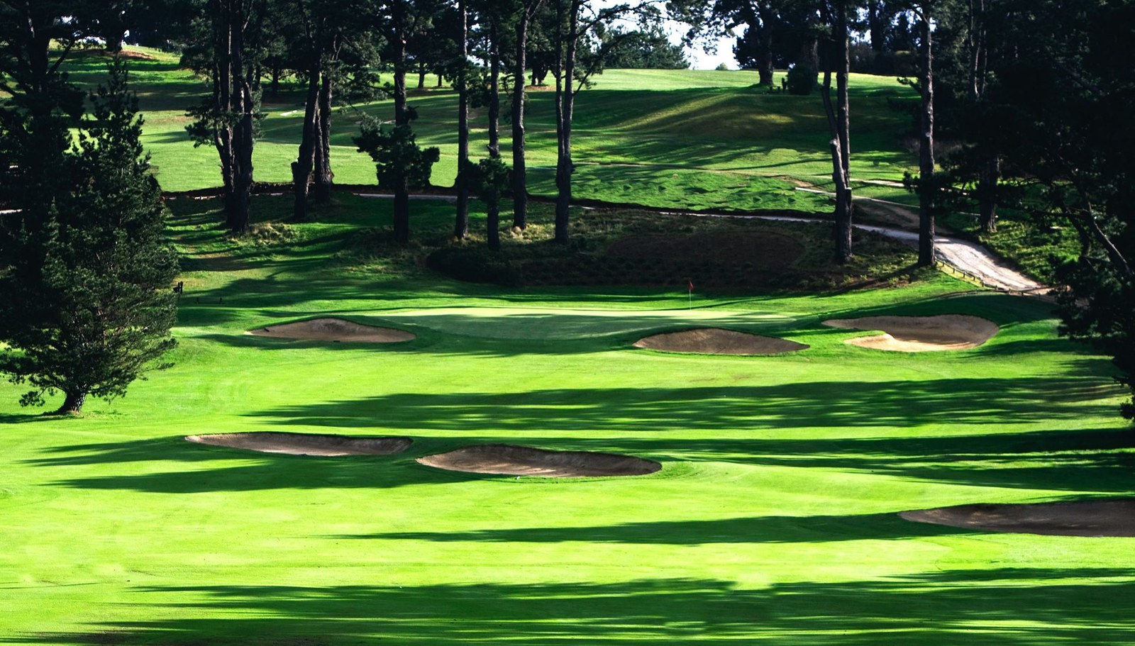 Vista del recorrido de Real Golf de Pedreña