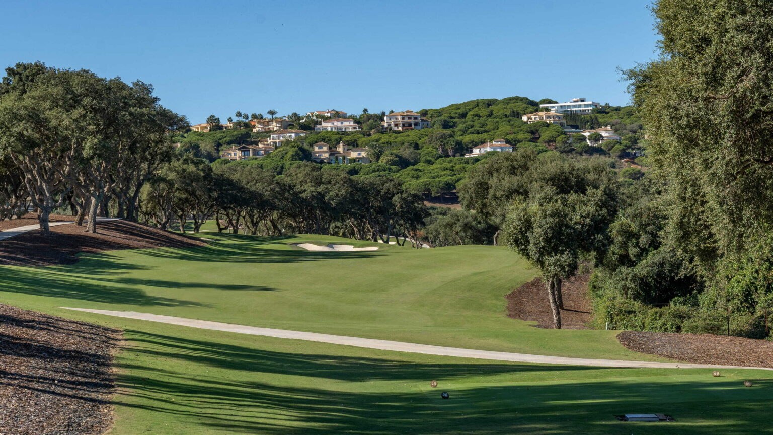 Hoyo 13 del Old Course en The San Roque Club, San Roque, Cádiz