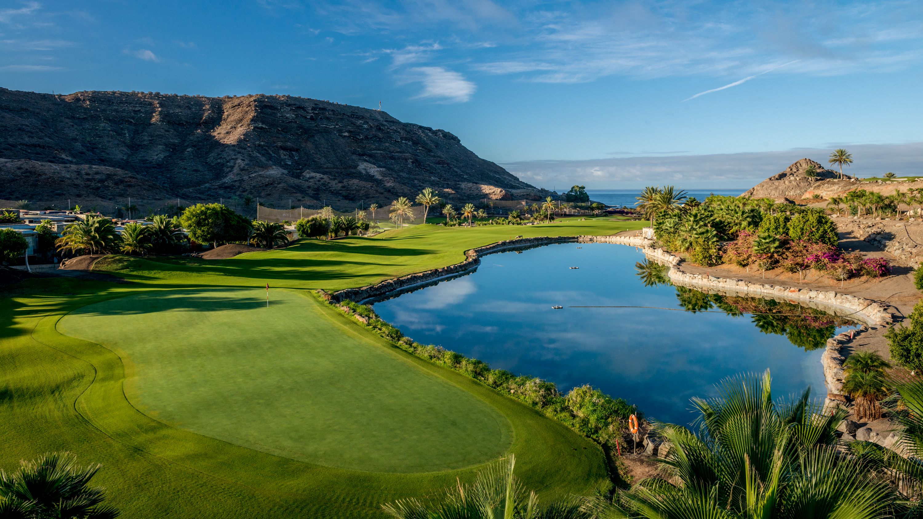 Campo de golf Anfi Tauro Golf en Mogán, Gran Canaria