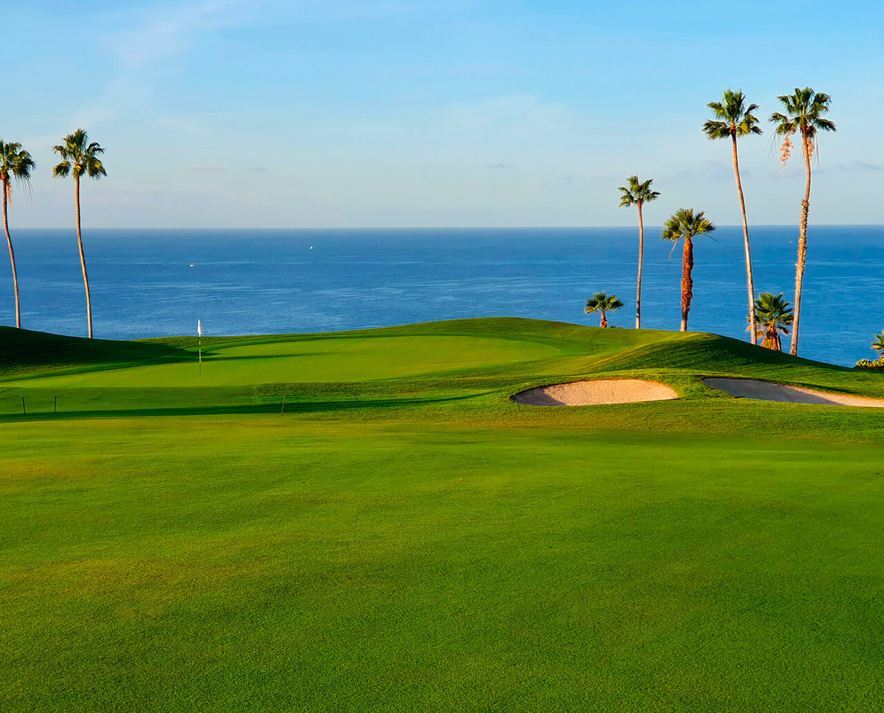 Vista del campo de golf Golf Costa Adeje en Adeje, Tenerife