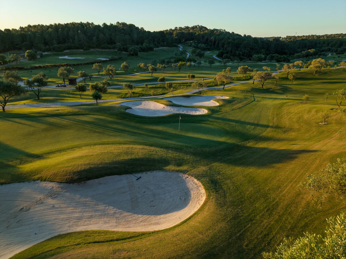 Vista del campo de golf Golf Son Muntaner en Palma, Mallorca