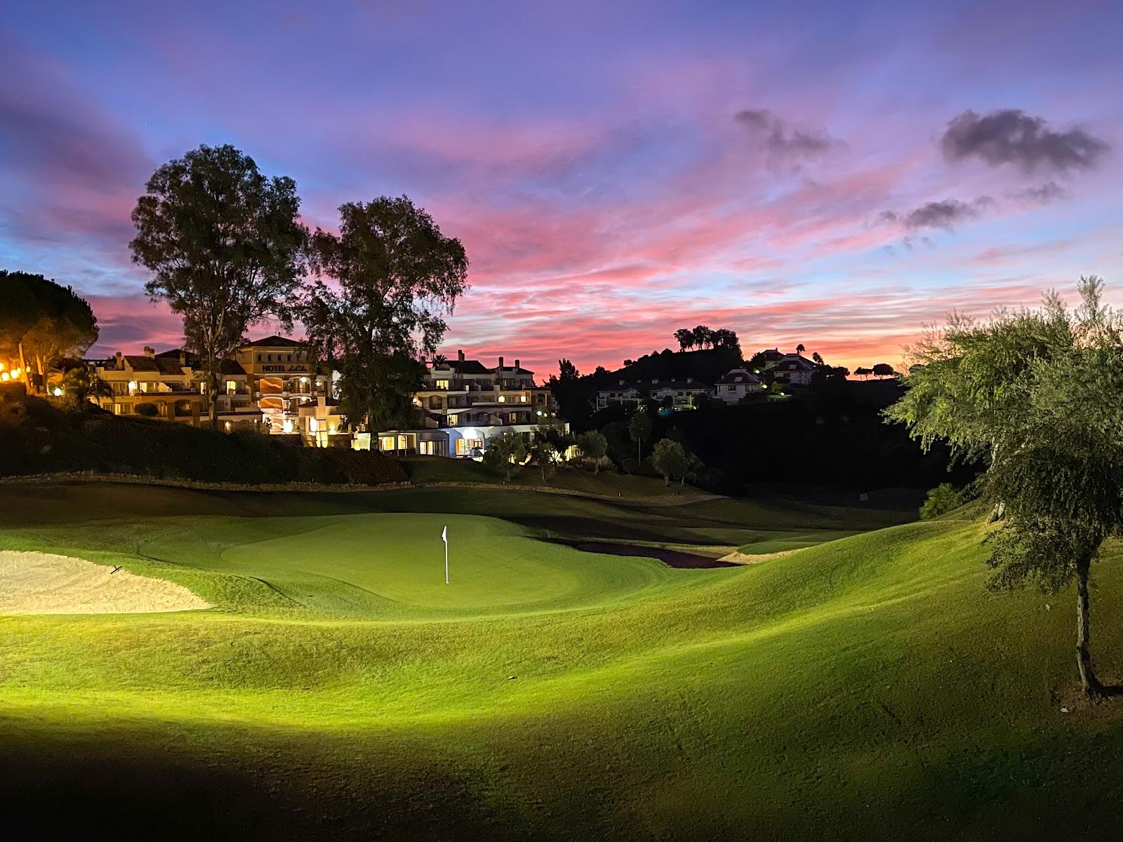 Vista del campo de golf La Cala – América en Mijas, Málaga
